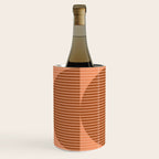 Abstraction Shapes 17 in Terracotta Shades (Moon Phase Abstract)  Wine Chiller Gallery Image 3