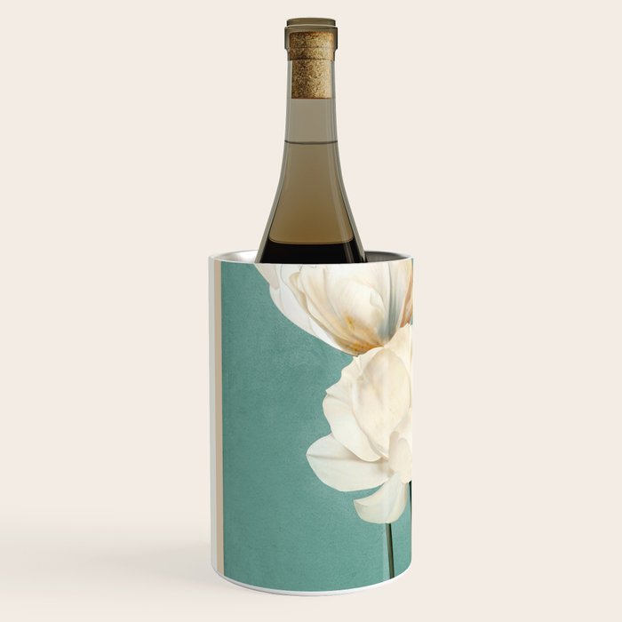 White Flowers 3 Wine Chiller Gallery Image 2