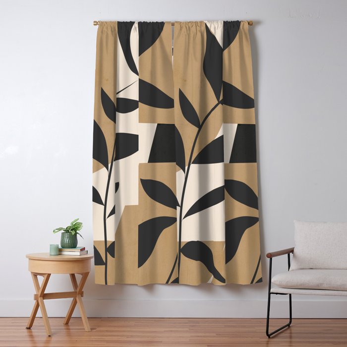 Abstract Foliage 1 Window Curtain Gallery Image 5
