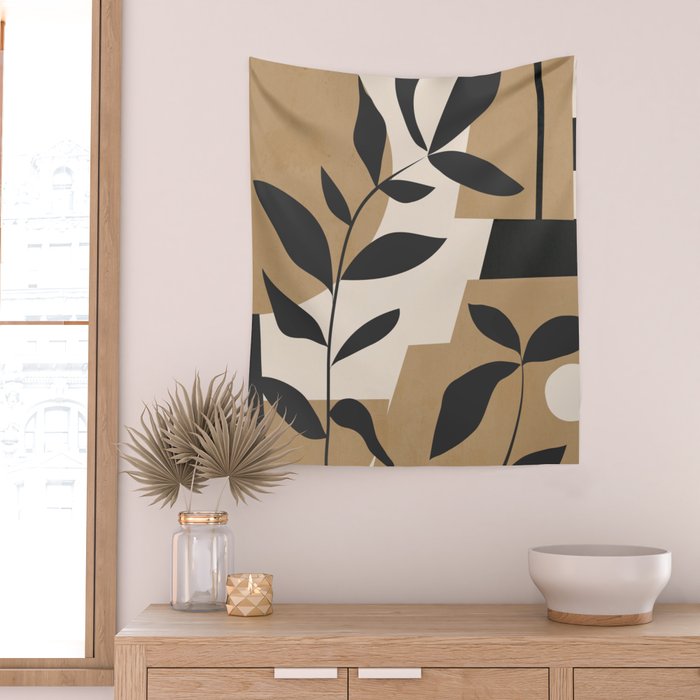Abstract Foliage 1 Wall Tapestry Gallery Image 2
