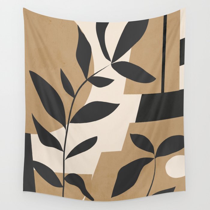 Abstract Foliage 1 Wall Tapestry Gallery Image 4