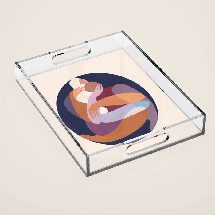 Dreamers no.8 (midnight blue) Acrylic Tray Gallery Image 1