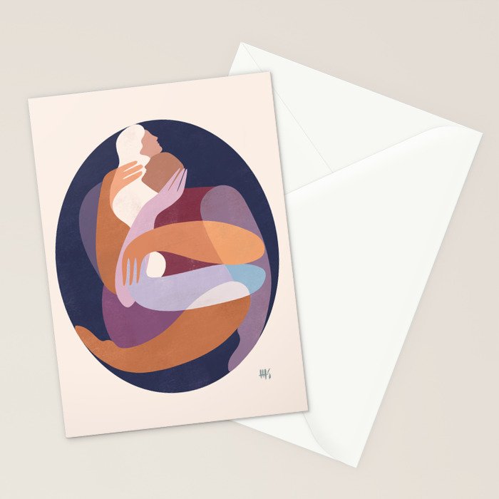 Dreamers no.8 (midnight blue) Stationery Card Gallery Image 2