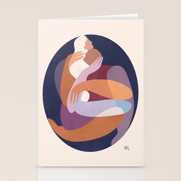 Dreamers no.8 (midnight blue) Stationery Card Gallery Image 2