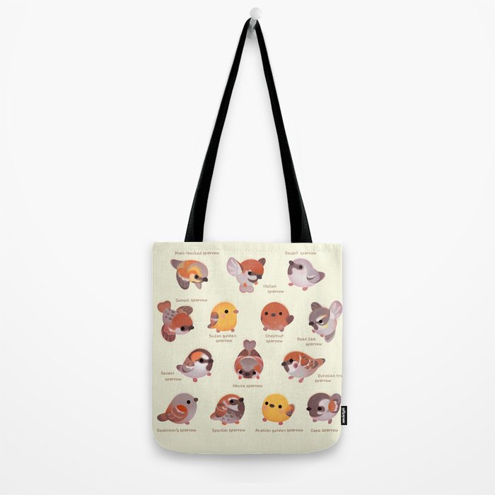 Sparrow (Passer) Tote Bag Gallery Image 2
