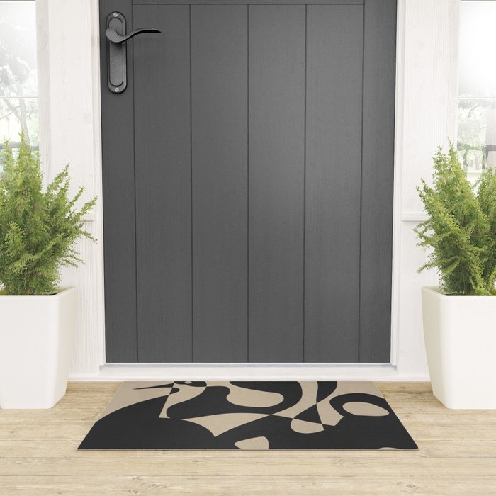 Abstract Pair Welcome Mat Gallery Image 3