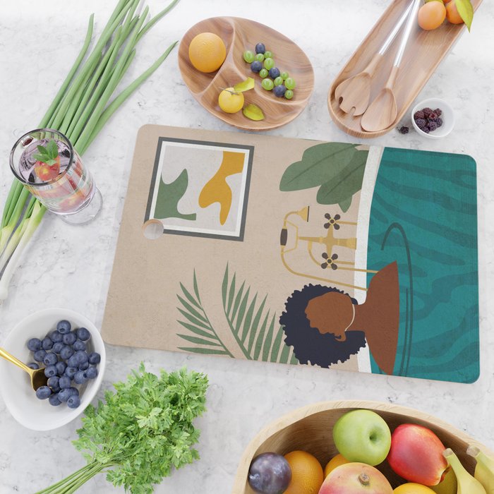 Stay Home No. 2 Cutting Board Gallery Image 2