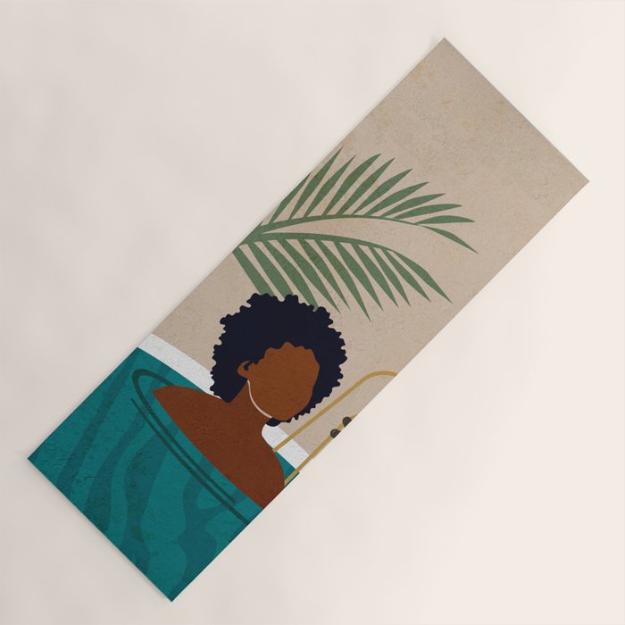 Stay Home No. 2 Yoga Mat Gallery Image 1