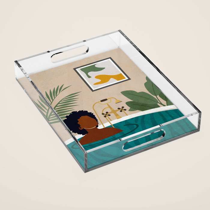 Stay Home No. 2 Acrylic Tray Gallery Image 1