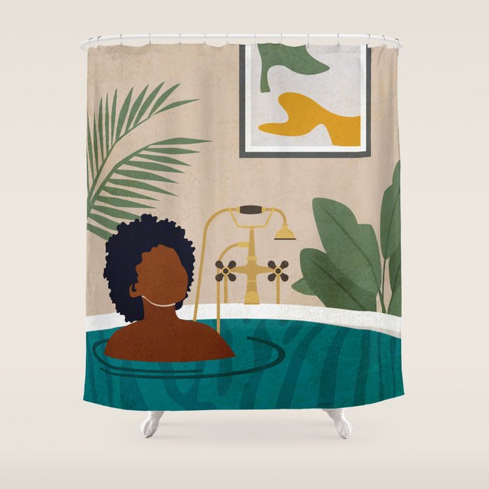 Stay Home No. 2 Shower Curtain Gallery Image 1