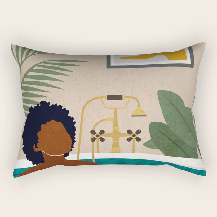 Stay Home No. 2 Rectangular Pillow Gallery Image 2