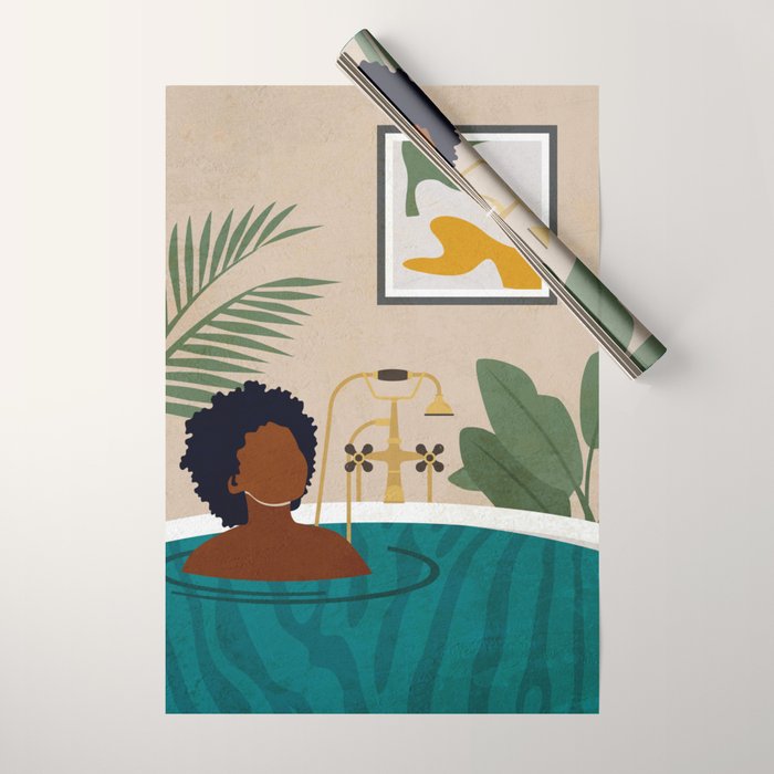 Stay Home No. 2 Wrapping Paper Gallery Image 1
