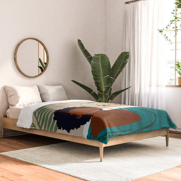Stay Home No. 2 Comforter Gallery Image 2