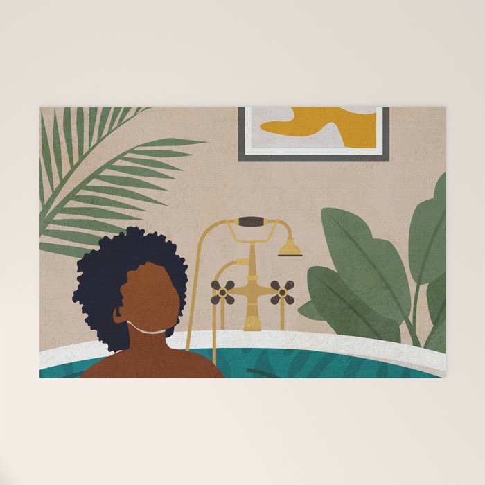 Stay Home No. 2 Welcome Mat Gallery Image 1
