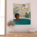 Stay Home No. 2 Wall Tapestry Gallery Image 2