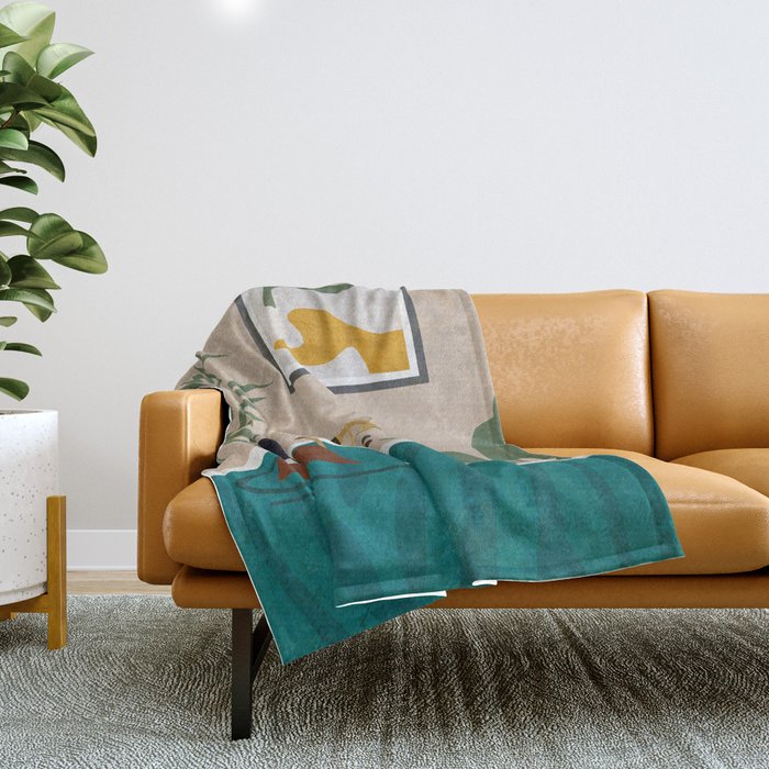 Stay Home No. 2 Throw Blanket Gallery Image 1