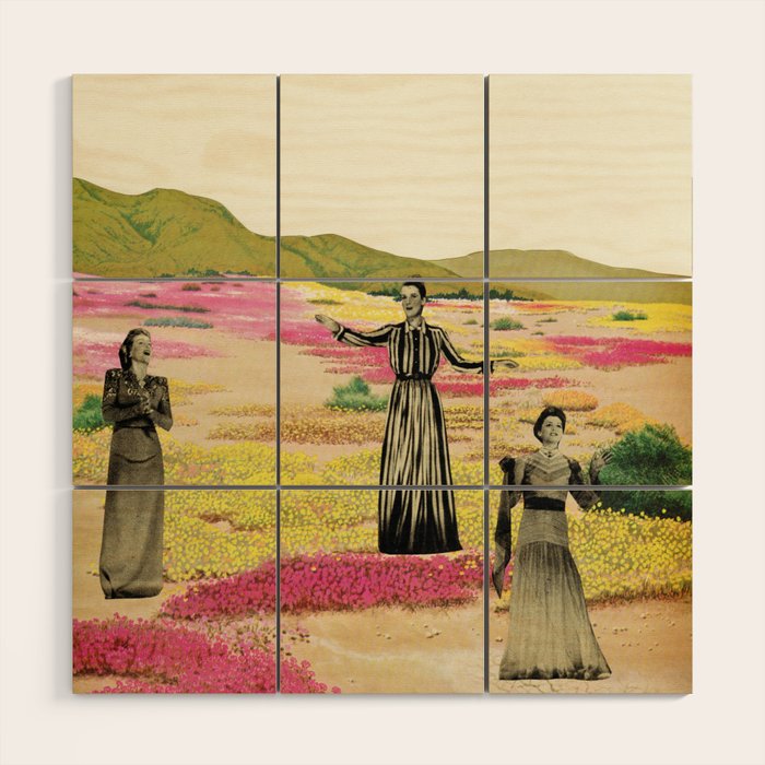 Human Cacti Wood Wall Art Gallery Image 1