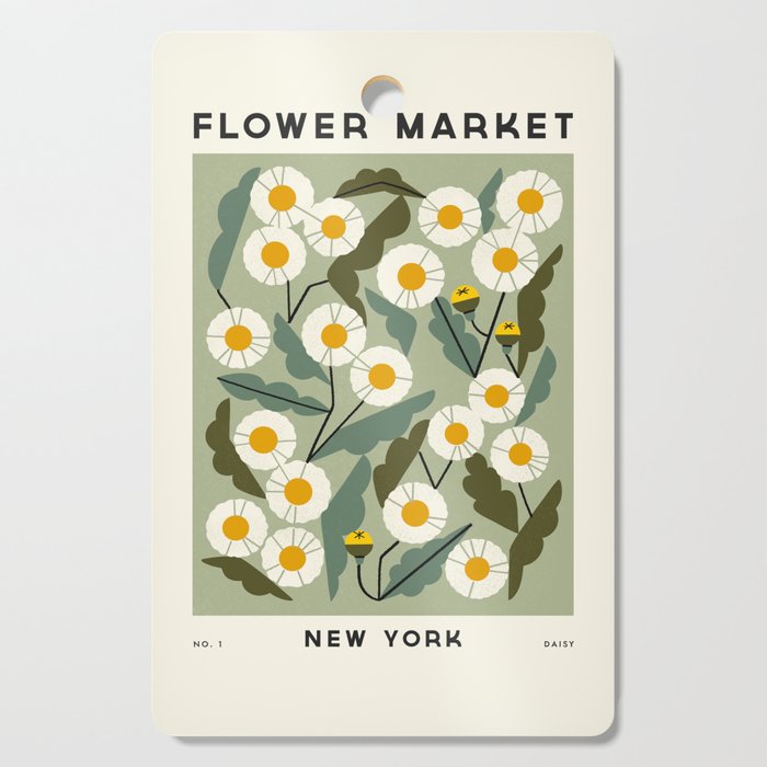 Flower Market No. 1 Cutting Board Gallery Image 1