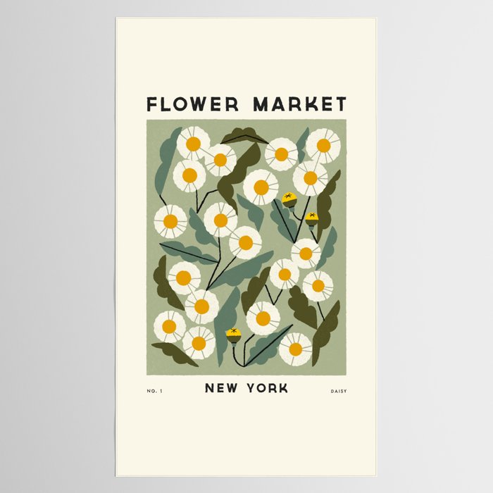 Flower Market No. 1 Tablecloth Gallery Image 2