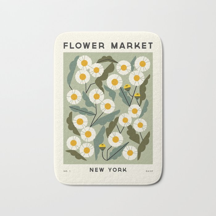 Flower Market No. 1 Bath Mat Gallery Image 1