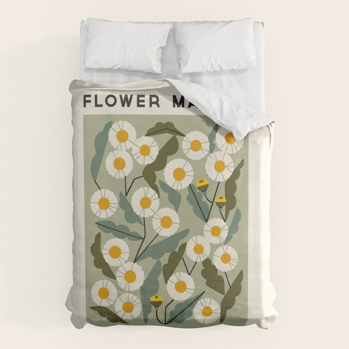 Flower Market No. 1 Duvet Cover Gallery Image 6