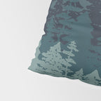Mountain Range, Blue Mountains, Forest, Nature, Silhouette, National Park Pillow Sham Gallery Image 4