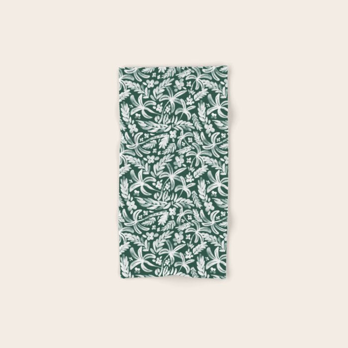 Greenish Tropical Palm Breeze Bath Towel Gallery Image 1