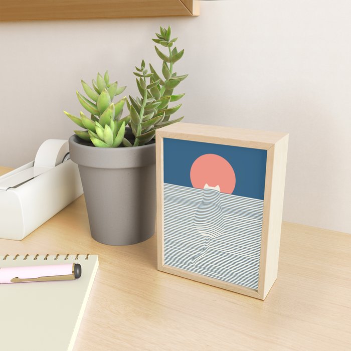 Cat Landscape 77 Mini Art Print Gallery Image 2