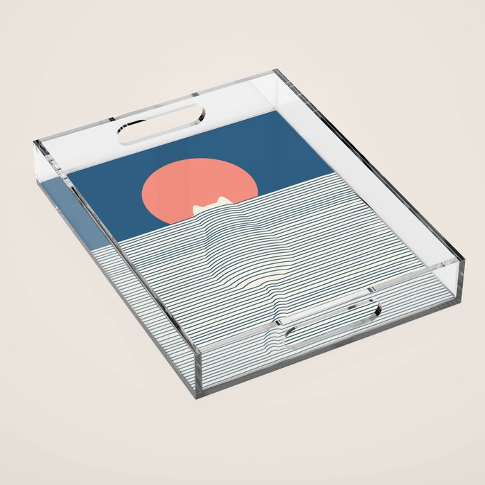 Cat Landscape 77 Acrylic Tray Gallery Image 1