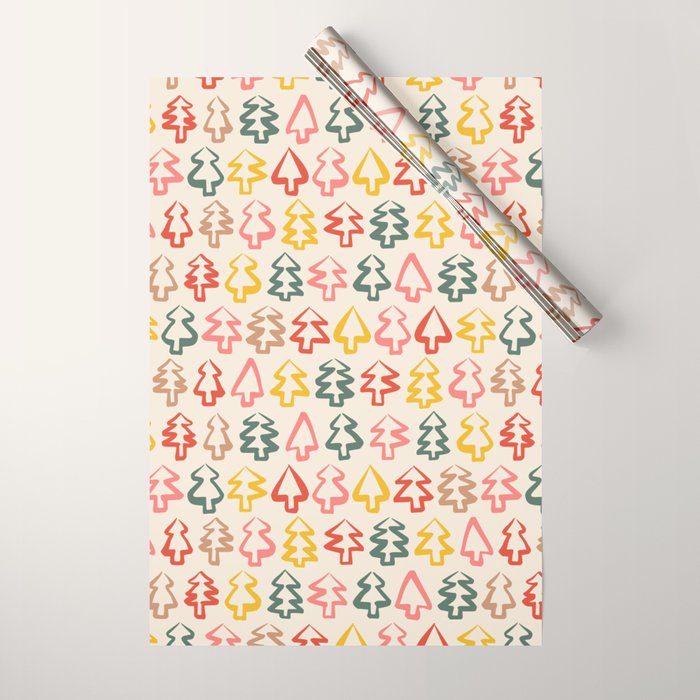 Christmas Trees Wrapping Paper Gallery Image 1
