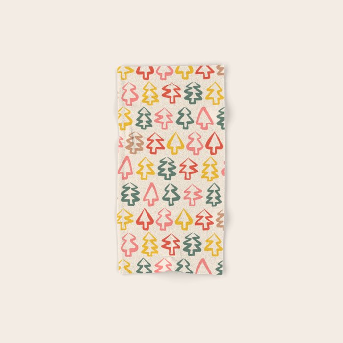 Christmas Trees Bath Towel Gallery Image 1