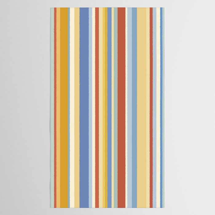 Classic Stripes VIII - 70s Summer Tablecloth Gallery Image 2