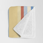 Classic Stripes VIII - 70s Summer Throw Blanket Gallery Image 3