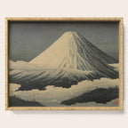 Shotei Takahashi Four Seasons of Mount Fuji Near Omuro Kawase Hasui Japanese Woodblock Print Serving Tray Gallery Image 1