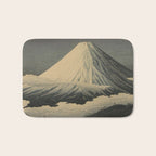 Shotei Takahashi Four Seasons of Mount Fuji Near Omuro Kawase Hasui Japanese Woodblock Print Bath Mat Gallery Image 1