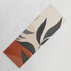 Minimal Abstract Art Tropical Leaves 5 Yoga Mat Gallery Image 1