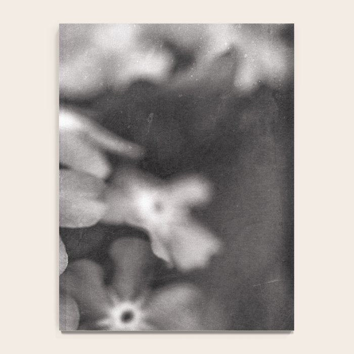 Black and White Botanical Flower Study 1 Notebook Gallery Image 4