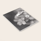 Black and White Botanical Flower Study 1 Notebook Gallery Image 3