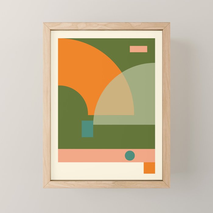 geometric abstract 50 Mini Art Print Gallery Image 1