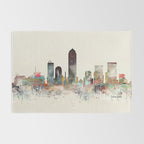 indianapolis indiana skyline Rug Gallery Image 2