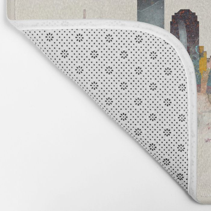 indianapolis indiana skyline Bath Mat Gallery Image 2
