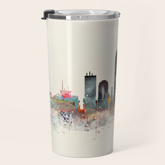 indianapolis indiana skyline Travel Mug Gallery Image 3