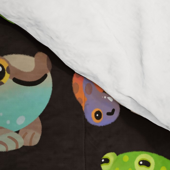 Tree frog - dark Comforter Gallery Image 4