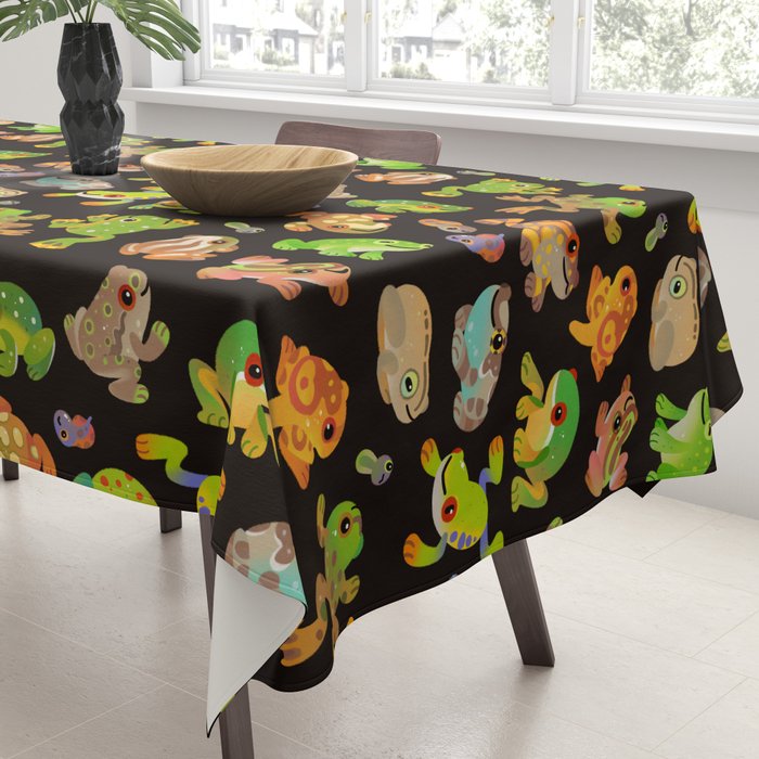 Tree frog - dark Tablecloth Gallery Image 3