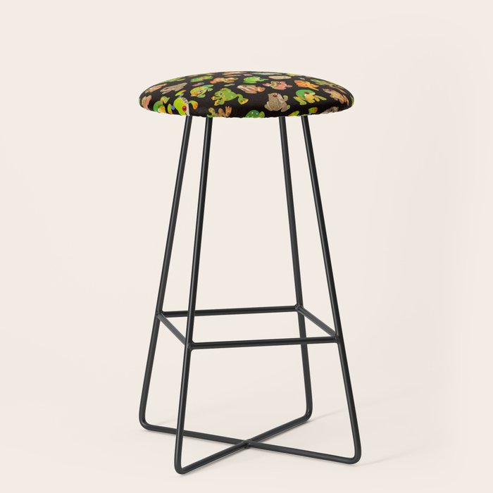 Tree frog - dark Stool Gallery Image 1