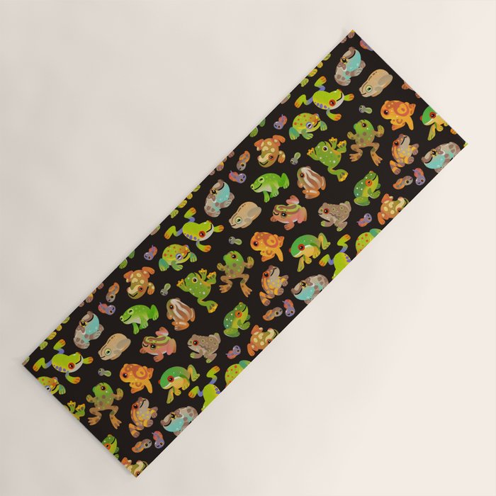 Tree frog - dark Yoga Mat Gallery Image 1