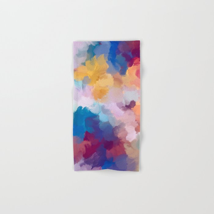 New Beginnings In Full Color | Abstract Texture Color Design Bath Towel Gallery Image 1