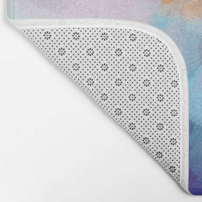 New Beginnings In Full Color | Abstract Texture Color Design Bath Mat Gallery Image 2