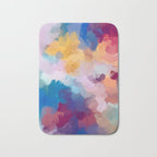New Beginnings In Full Color | Abstract Texture Color Design Bath Mat Gallery Image 1