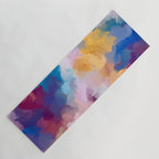 New Beginnings In Full Color | Abstract Texture Color Design Yoga Mat Gallery Image 1